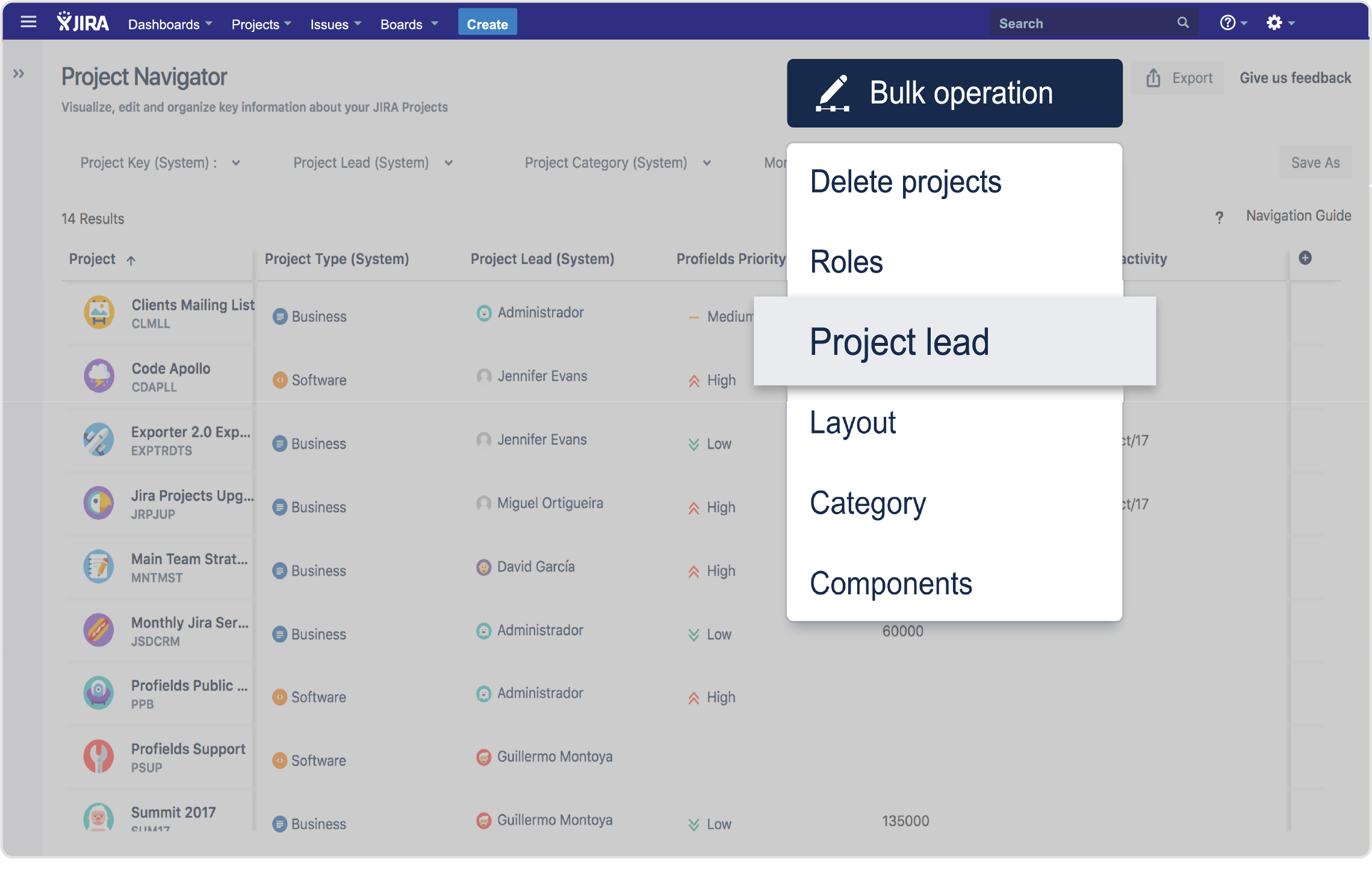 Transform Jira Software into a project tracker